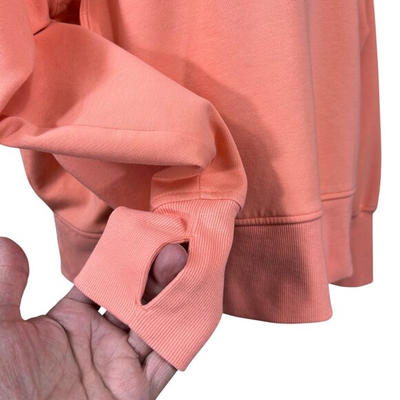 Old Navy Active Dynamic Fleece Coral Pink Half-Zip Sweatshirt Size XXL - Picture 7 of 10